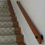 Wooden Handrails Inside Stairs, Non
