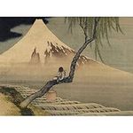 Hokusai Boy Viewing Mount Fuji Unfr