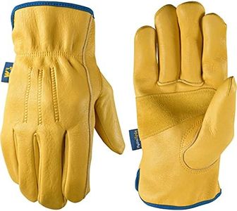 Wells Lamont Slip-On HydraHyde Leather Work Gloves, Water-Resistant, Large (1168L)