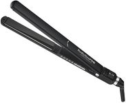 BaBylissPRO Digital Ultra-Slim Nano Titanium Hair Straightener, 5 LED Digital Temperature up to 450F, Professional Flat Iron, True Titanium Plates and Ceramic Heater, 1" Wide, Black