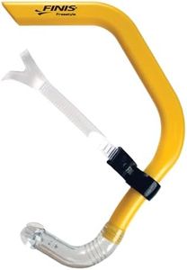 FINIS Freestyle Center-Mount Swimming Snorkel , Yellow, Adult