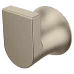 Moen BH3803BN Genta LX Modern Single Robe or Towel Hook for Kitchen or Bathroom, Brushed Nickel