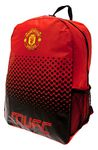 Manchester United FC Official Fade Backpack (18 inches x 13 inches) (Red/Black)