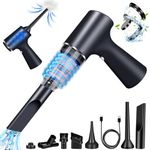 Handheld Car Vacuum Cleaner Powerful, 13000PA/120W, 4-in-1 Handheld Vacuum Cordles with Flexible Hose and Pet Brush, 2 HEPA Filter, 2H Fast Charge