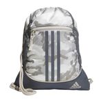 adidas BACKPACK adidas Alliance Sackpack Drawstring Backpack Gym Bag, Team Navy Blue, One Size, Camouflage Wonder Beige/Onix Grey/Alumina Beige, One Size, Alliance Sackpack (12l) Lightweight Athletic