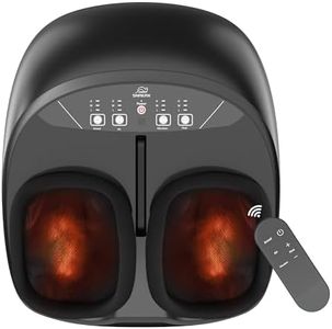 Snailax Masseur De Pieds, Massage Pieds Shiatsu Avec Chaleur/PéTrissage/Compression/Vibration, Massage éLectrique Pour Pied Fasciite Plantaire, Chauffe-Pieds Télécommande, Cadeau Homme&Femme