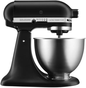 KitchenAid Ultra Power Plus Series 4.5-Quart Tilt-Head Stand Mixer, Black Matte, KSM96BM