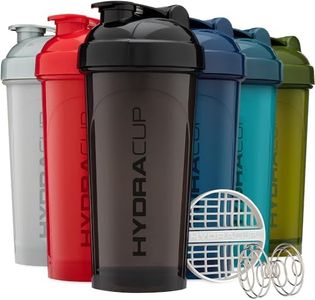 Hydracup [6 Pack] - 28 oz OG Shaker Bottle for Protein Powder Shakes & Mixes, Dual Blender, Wire Whisk & Mixing Grid, BPA Free Shaker Cup Blender Set