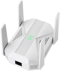 2025 AC2100 WiFi Extender - WiFi Extender Signal Booster with Gigabit Ethernet Port, WiFi Booster Dual-Band(5.8G&2.4G) Coverage to 12888 sp.ft, Faster Speed, Compatible with Multiple Devices