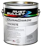 RUST BULLET - DuraGrade Concrete High-Performance Easy to Apply Concrete Coating in Vibrant Colors for Garage Floors, Basements, Porch, Patio and more - Gallon, Concrete Grey