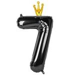 Black Number Balloon 40 Inch, Black