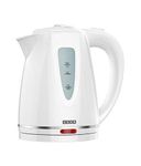 USHA EK 3315 ELECTRIC KETTLE (WHITE), 1200 WATTS, 1 LITER, 2 years warranty, Shock proof plastic body & Lockable top lid