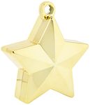 Amscan 117800-19 - Gold Star Balloon Weight - 150g, 6 oz