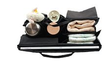 lilibell Baby Changing Bag Handbag Organiser, Multiple Compartments, Water Resistant and Flexible for Shopper/Backpacks - Bag in Bag (Black)