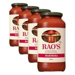 Rao's Homemade Marinara Sauce | Classic Italian Pasta Sauce | No Added Sugar, No Paste | Keto Friendly | Slow-Simmered 100% Italian Tomatoes | 660g (Pack of 4)