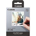 Canon XS-20L Genuine Ink + Paper Set, for SELPHY SQUARE QX10 - 20 Prints