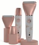 Frizty 2 in 1 Face & Body Trimmer for Women | 2 Heads- Bikini Trimmer & Shaver, Face Trimmer, Full Body Trimmer | Facial Hair Remover For Women | Epilator For Women | Rechargeable| Hair Remover For Women | 1 Year Warranty