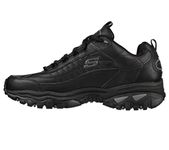 Skechers Men's Sport Energy Afterburn Lace-Up Sneaker, Black/Black, 13 XW US