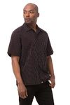 Chef Works Unisex Cook Shirt, Charcoal Dash, Large