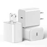 USB C Charger Block for iPhone, 3 Pack 20W USB-C Power Adapter Wall Charger Plug Brick Cube Fast Plug for iPhone 15/15Pro/15Pro Max/15Plus/14/13/12/11, i Pad Pro Air, Samsung S23 S22 S21