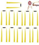 Frundoo Pack of 10 Slingshot Rubber Slingshot Adult Replacement Rubber Hunting Professional Catapult Slingshot Rubber Band Scratch Bands Fit Most Slingshots Extra Strong Well Made and Robust (21 cm)