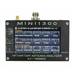 Mini1300 4.3In LCD 0.1-1300MHz HF/VHF/UHF ANT SWR Antenna Analyzer Meter Tester