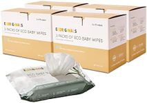 Ecoriginals Natural Compostable Eco Baby Wipes | 12 Packs Purified New Zealand Water, 840 count