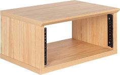 Gator Frameworks Elite Furniture Series 4U Wood Desktop Studio Rack in Natural Maple Matte Finish (GFW-ELITERK-4U-MPL)