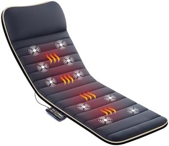 Snailax Massage Mat With 10 Vibrating Motors And 4 Therapy Heating Pad Full Body Massager Cushion For Relieving Back Lumbar Leg Pain Sl-363 Snailax