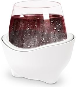 FullWoyi Stemless Wine Glass Chiller & Wine Cooler, 2-In-1 Wine Chiller, Keeps Your Glass Cool – Wine Accessories for Chilled Drinks Wine Glass Chiller