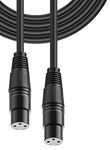 H-its Kabel : ( 1 Piece 300 CM / 3 Meter - XLR Female to XLR Female Cable : 3 Pin XLR Extension Audio Cable Female - Female Lead For Microphone Powered Speaker, Sound Consoles, Pro Devices