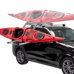 TOOENJOY Elevate Lift Assist Roof Rack, SUV Bike Kayak Carrier, Elevating Assist Camping Multiple Loading