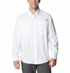 Columbia Men's Solid Regular Fit Casual Shirt (FM7253_White_XL)