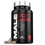 Male Pro Testosterone Booster for Men | Testosterone Supplements 12 in 1 Test Support Formula for Muscle Growth Energy Libido Enhancer | Magnesium Zinc Test Boost Supplement | 90 Vegan Capsules