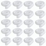 White Oil/Fuel Only Absorbent Sock - Oil/Fuel Petrol HVO Hydraulic Oil Spills 1.2 Metre (20 Pack) 1.2M x 76MM Spun Bound, Odourless White Colour Absorbs 80L