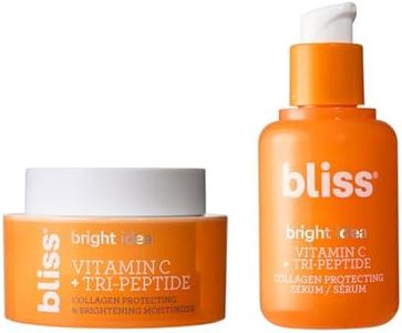 Bliss Brighten Up Moisturizer and Serum Duo - 1.7 Fl Oz - Brightening & Hydrating - All-Day Moisture, Daily Use - Clean - Vegan & Cruelty-Free