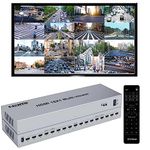 Microware HDMI 16x1 Quad Multi-viewer Switcher 1080P Seamless Switch Multiviewer Picture Screen Divider Video Converter PC to TV