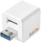 MAKTAR Qubii Duo USB-A Flash Drive, [Apple MFi Certified] Compatible for iPhone/iPad/Android, Auto Backup Photos & Videos While Charging, Photo Stick/Storage Device (White, Without microSD Card)