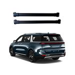 ROKIOTOEX Cobra Roof Rack Crossbars Fit for 2022-2024 Kia Grand Carnival Raised Side Rails, Cross Bars for Rooftop Cargo Box Luggage, Ski Board, Bike Carrier – Black ZJ3025