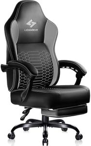 LEMBERI Gaming Chair 400lb Capacity Gray