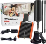 HiBoost Cell Phone Booster for RV | High Power RV Booster Kit | 4G & 5G LTE | Signal Booster for Camping Camper Trailer for All U.S.Carriers Verizon, AT&T, T-Mobile Adjustable Antenna, FCC Approved