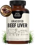 Lonvera Grass Fed Beef Liver Capsules | Dessicated Liver Supplement | Freeze Dried Liver Pills | 30 Servings | 3000 mg | 120 Count