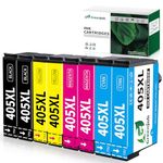 Greenjob 405XL Ink Cartridges Multipack Replacement for Epson 405 XL Compatible with Workforce Pro WF-3820 WF-4820 WF-7310 WF-7830 WF-7835 WF-7840 WF-3825 WF-4825 WF-4830 Printer (8-Pack)