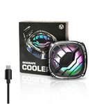 Virtutron Frost Master Wired Magnetic Instant Mobile Cooler| Cooling pad | Gaming Fan | for Superfast Cooling Enhanced Refrigeration Chip Compatible for iPhones & Android Devices – (1 Year Warranty)