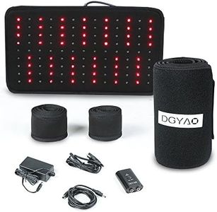 DGYAO Red & Infrared Light Therapy Belt for Pain Relief Flexible Wearable Wrap Deep Therapy Pad with Timer for Back Shoulder Joints Muscle Pain Relief