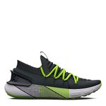 Under Armour Mens UA HOVR Phantom 3 RFLCT Black/Lime Surge/Black Sneaker - 11 UK (3025518-003)