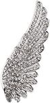 Angel Wings Rhinestone Brooch Pins 