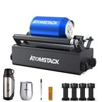 ATOMSTACK R3 Laser Engraver Rotary Roller, Laser Engraver Y-axis Rotary Roller Engraving Module for Engraving Cylindrical Objects Cans,360° Rotating Engraving & 8 Angle Adjustment for Different Size