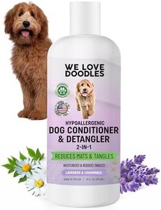 USDA Organic Dog Conditioner & Detangler, 2-in-1 Conditioner for Allergies & Itching, Made in USA, Lotion Treatment for Dogs, Perfect for Poodles, Doodles, & Goldendoodles, 16oz [We Love Doodles]