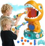 EagleStone Remote Control Dinosaur Shooting Toys for Kids 3-5 5-7 8-12, Electronic Dino Shooting Target Game with Spay, Auto Scoring, Light &Roar, 3 4 5 6 7 Year Old Boy Birthday Gift Party Favor